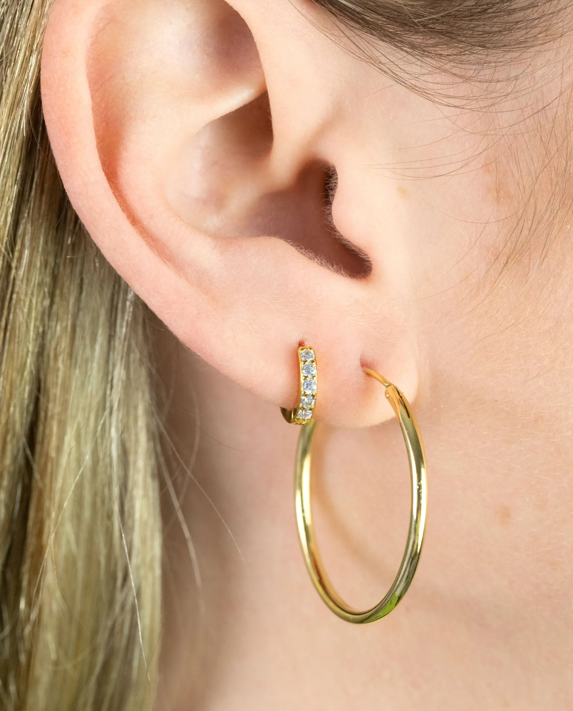 PIERCING ARO SPARKLES · PLATA BAÑO ORO