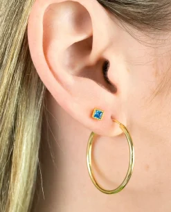 PIERCING BALANCE BLUE · PLATA BAÑO ORO