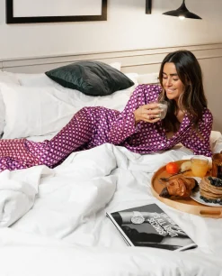 PIJAMA SILKY PILLOWS · CAMISA LARGA