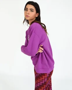 SUDADERA TRUST THE PROCESS · MORADO