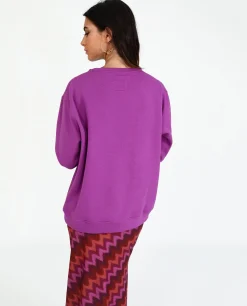 SUDADERA TRUST THE PROCESS · MORADO