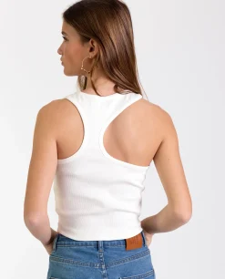 TANK TOP LOGO · BLANCO