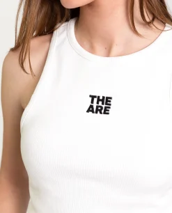 TANK TOP LOGO · BLANCO