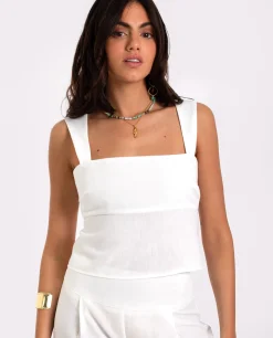 TOP BRUNA · BLANCO