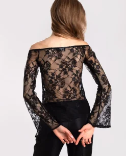TOP LACE GRACE · NEGRO