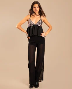 TRIANGLE TOP · NEGRO