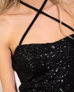 VESTIDO AFTER MIDNIGHT · NEGRO