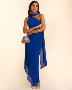 VESTIDO ALHAMBRA · AZUL COBALTO