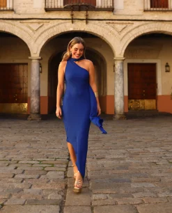 VESTIDO ALHAMBRA · AZUL COBALTO
