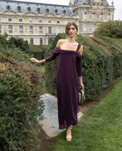 VESTIDO AMÉLIE · CIRUELA