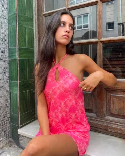 VESTIDO BE MY LUCK · PRINT ROSA