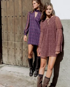 VESTIDO BREEZY AVENUE · MARRÓN