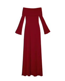 VESTIDO COTTON FEELS · BURDEOS