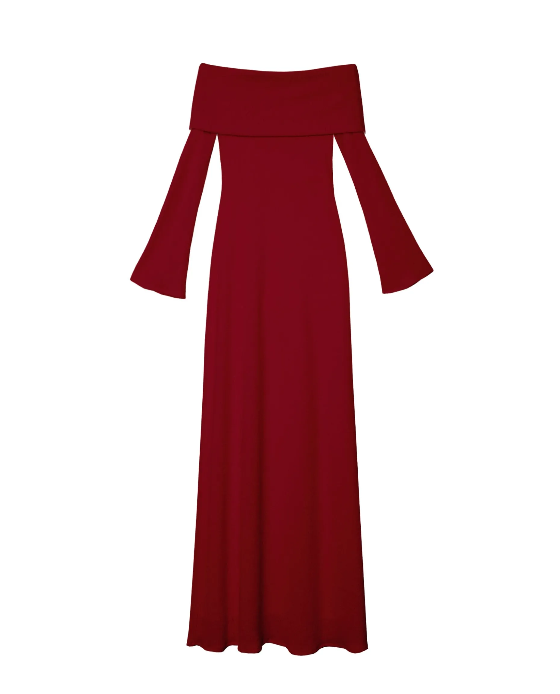 VESTIDO COTTON FEELS · BURDEOS