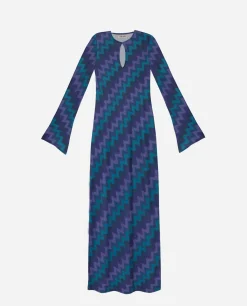 VESTIDO DECISIONS · ZIGZAG AZUL