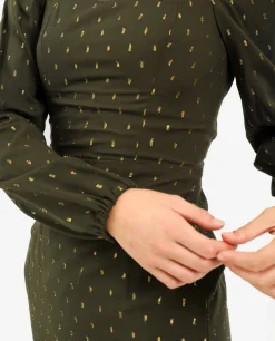 VESTIDO DONT ASK WHY · VERDE MILITAR