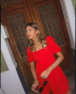 VESTIDO FILIPA · ROJO