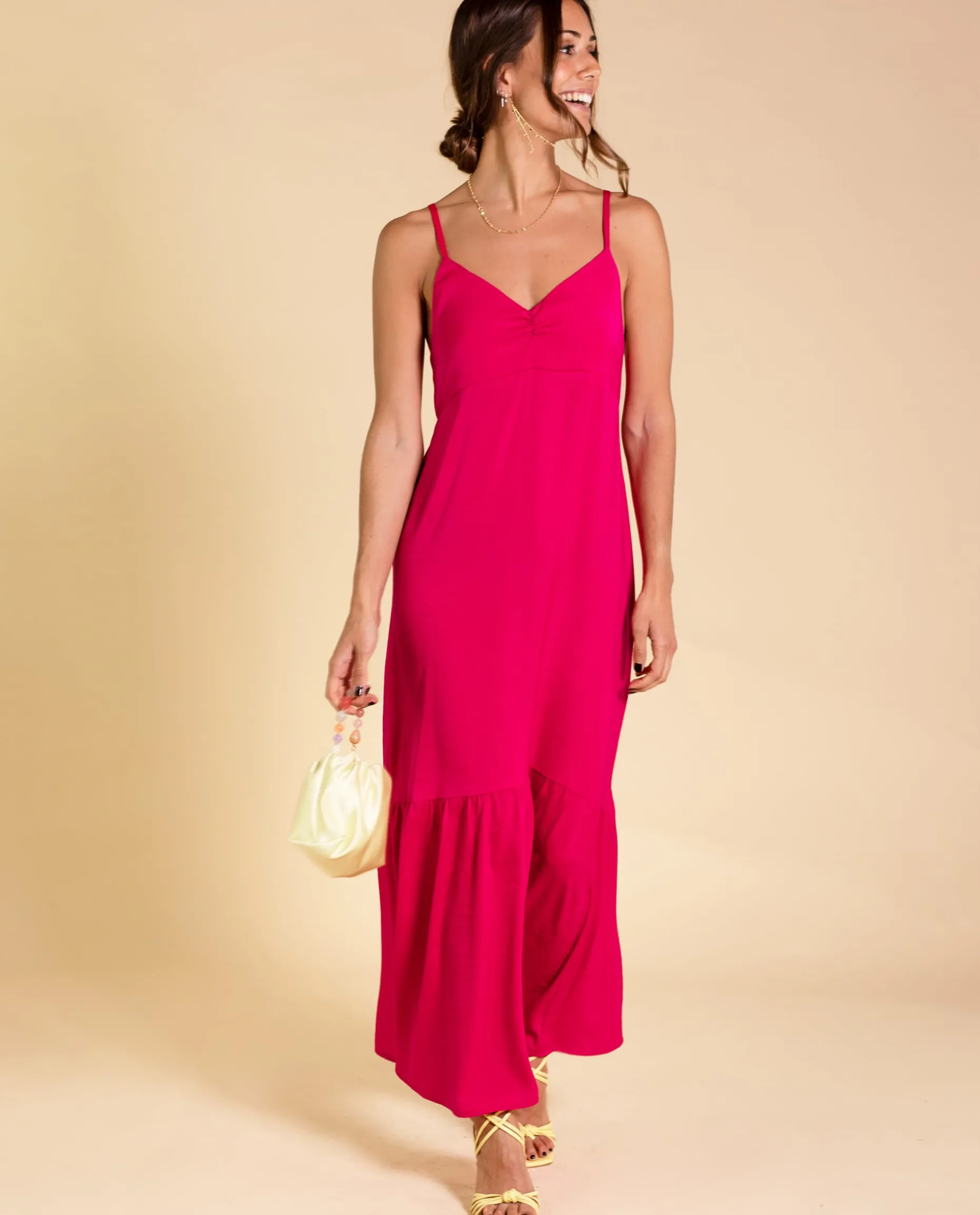 VESTIDO HOPE · FRESA