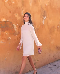 VESTIDO JIMENA · BEIGE