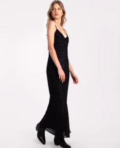 VESTIDO LATE SHOW · NEGRO