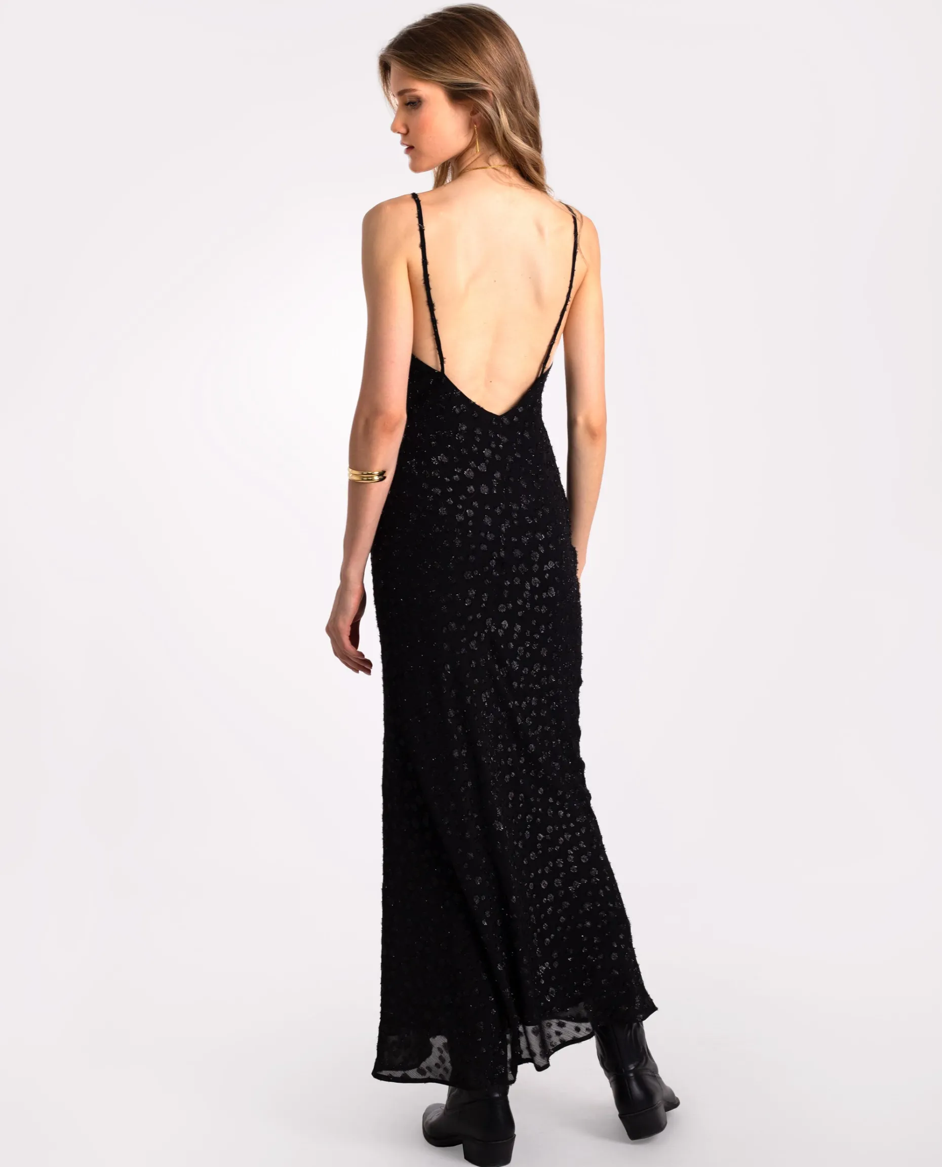 VESTIDO LATE SHOW · NEGRO