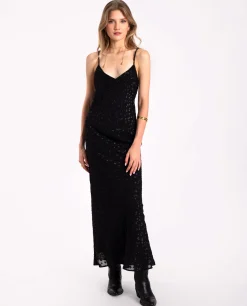 VESTIDO LATE SHOW · NEGRO
