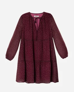 VESTIDO LOVED ONES · BURDEOS