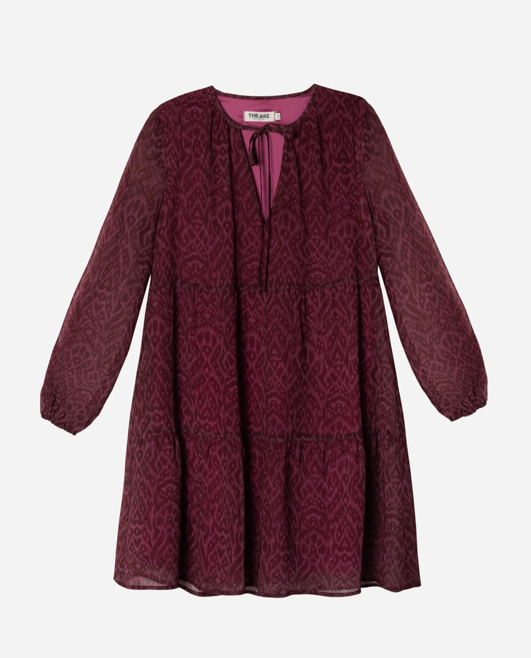 VESTIDO LOVED ONES · BURDEOS