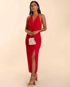 VESTIDO LUCENA · ROJO