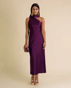 VESTIDO MRS. ABRIL · CIRUELA