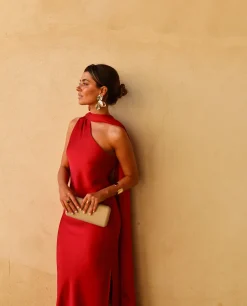 VESTIDO MRS. ABRIL · ROJO