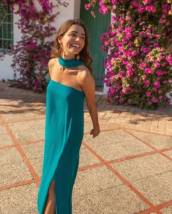 VESTIDO MRS. ARTEAGA · AZUL