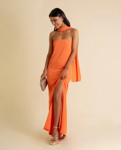 VESTIDO MRS. ARTEAGA · NARANJA