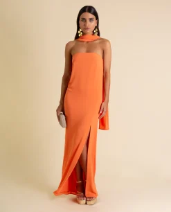 VESTIDO MRS. ARTEAGA · NARANJA