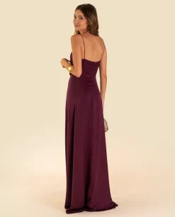 VESTIDO MRS. FERREIRA · BURDEOS