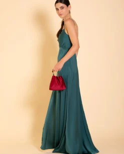 VESTIDO MRS. HUDSON · VERDE BOTELLA