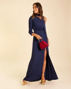 VESTIDO MRS. LOZANO · AZUL MARINO