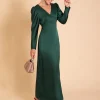 VESTIDO MRS. MONTOYA · VERDE BOTELLA