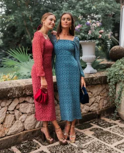 VESTIDO MRS. NOGUERA · VERDE AGUA