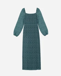 VESTIDO MRS. NOGUERA · VERDE AGUA