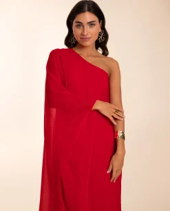 VESTIDO MRS. RIVERA · ROJO