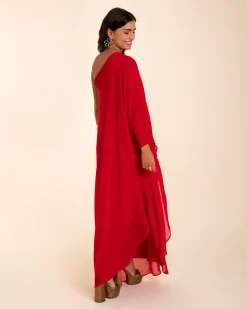 VESTIDO MRS. RIVERA · ROJO