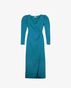 VESTIDO MRS THOMPSON · VERDE BOTELLA