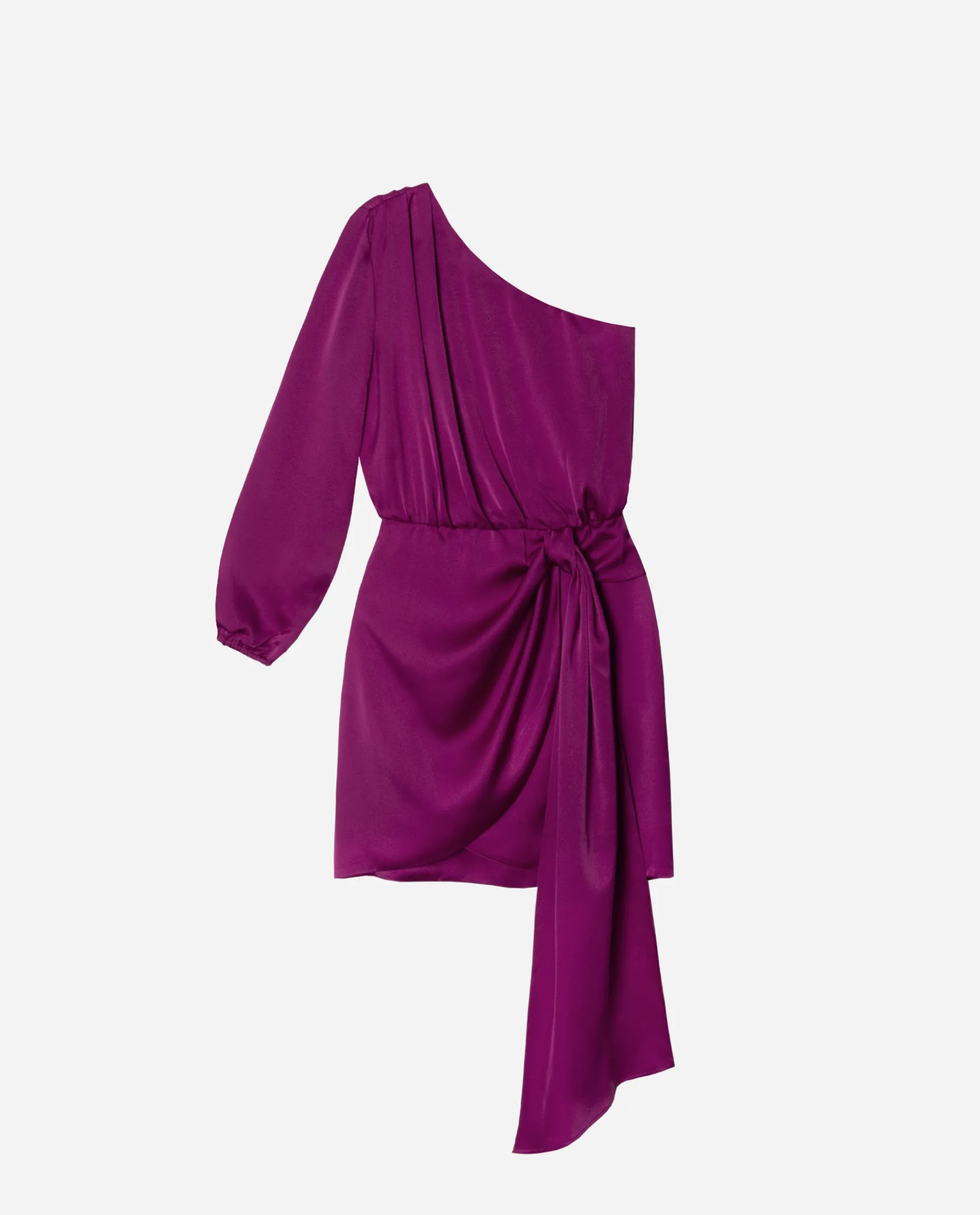 VESTIDO MRS. VERGARA · CIRUELA