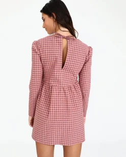 VESTIDO NEXT STOP · ROSA Y MORADO