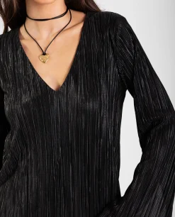 VESTIDO NIGHT AHEAD · NEGRO