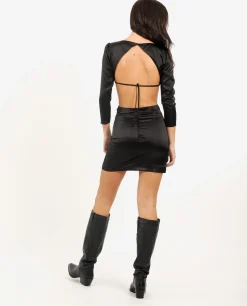 VESTIDO NIGHT SECRETS · NEGRO