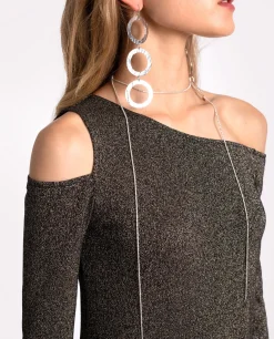 VESTIDO NIGHTGLOW · NEGRO