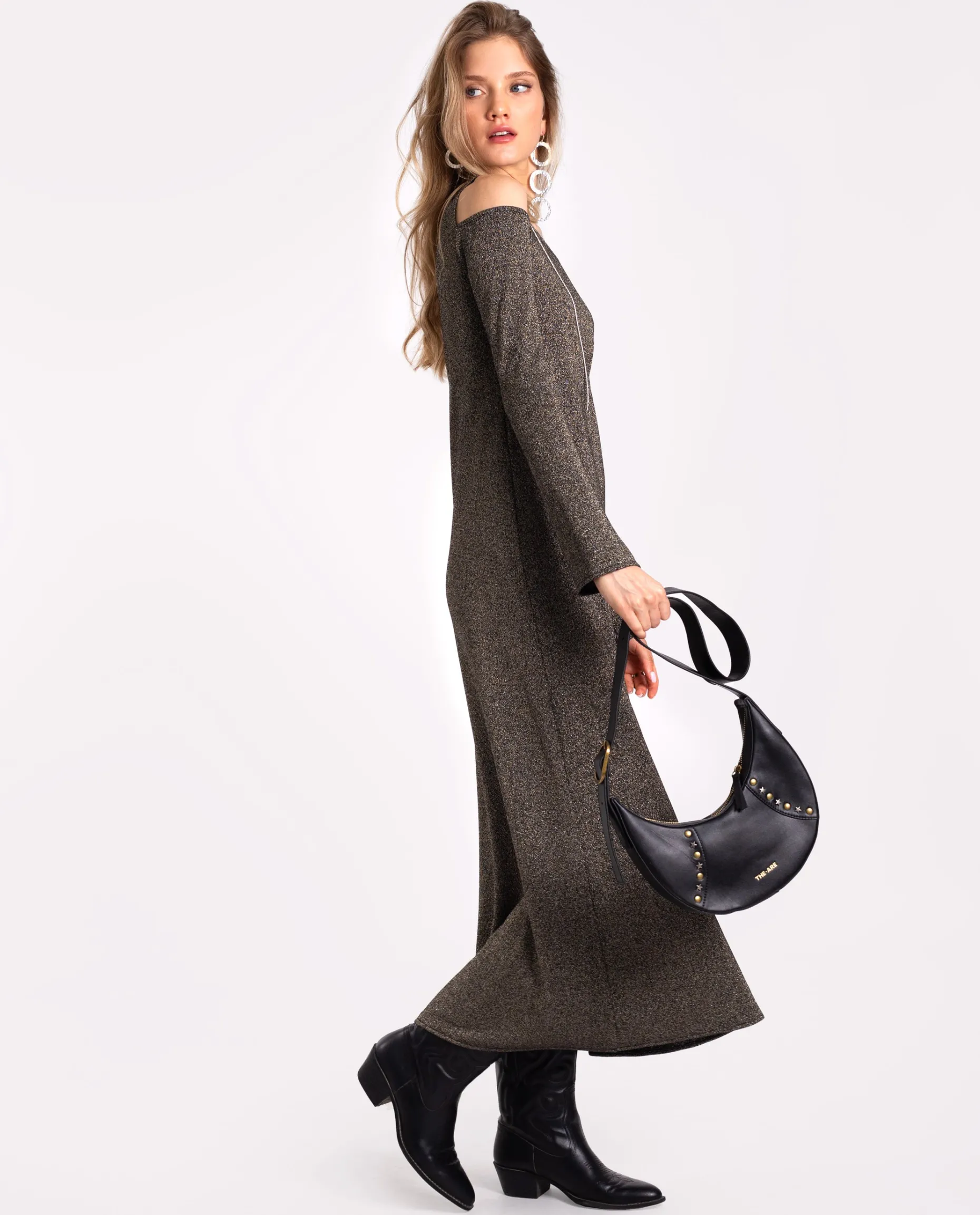 VESTIDO NIGHTGLOW · NEGRO