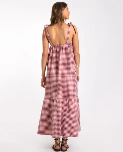 VESTIDO OLIVIA · BURDEOS